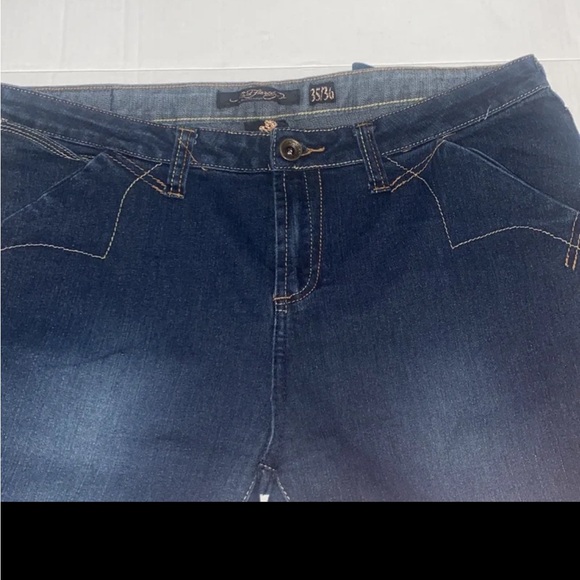 Ed Hardy Vintage bootcut jeans size 35/36 Christian Audigier - Picture 6 of 12